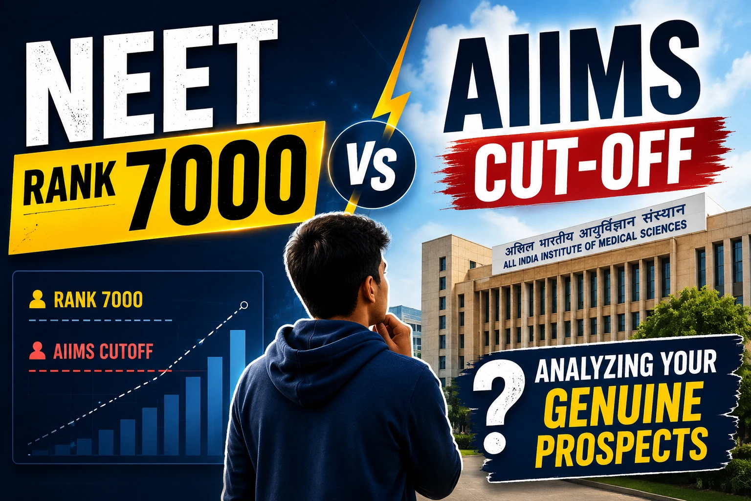 NEET Rank 7000 vs AIIMS Cut-Off: Analyzing Your Genuine Prospects